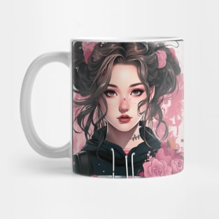 Mysterious anime girl Mug